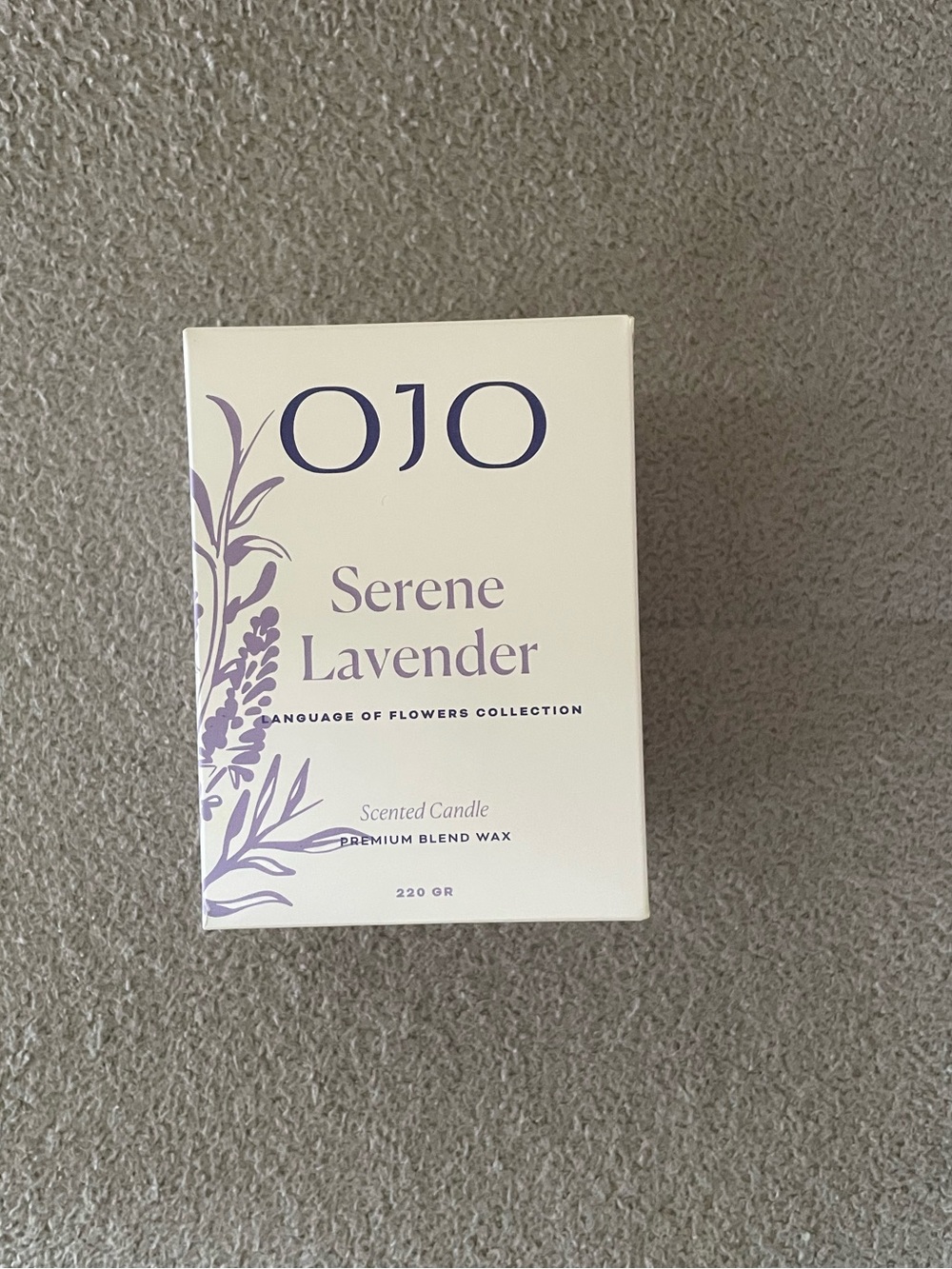 OJO Serene Lavender Scented Candle